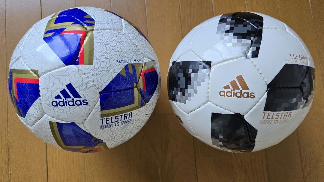 adidas Telstar 2個纏め売り！ サイズ5号球
