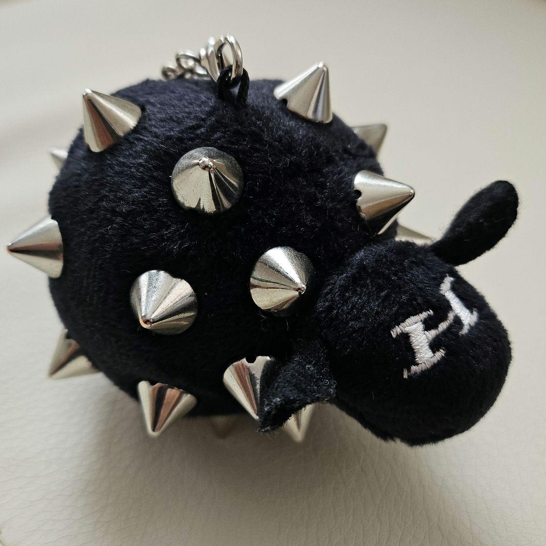 羊文学 ひつじちゃん ぬいぐるみキーホルダー prickly ブラックBLACK