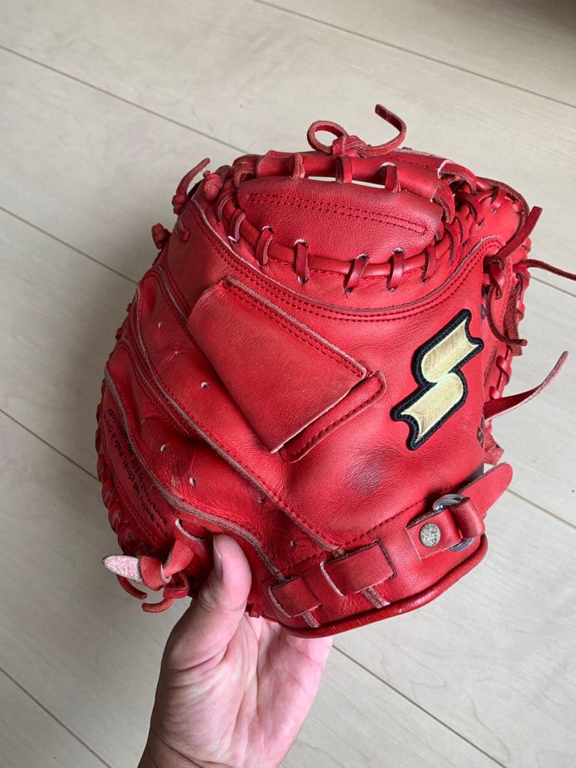 ★★週末セール★★ SSK キャッチャーミット 軟式 少年 大人 中古美品★★