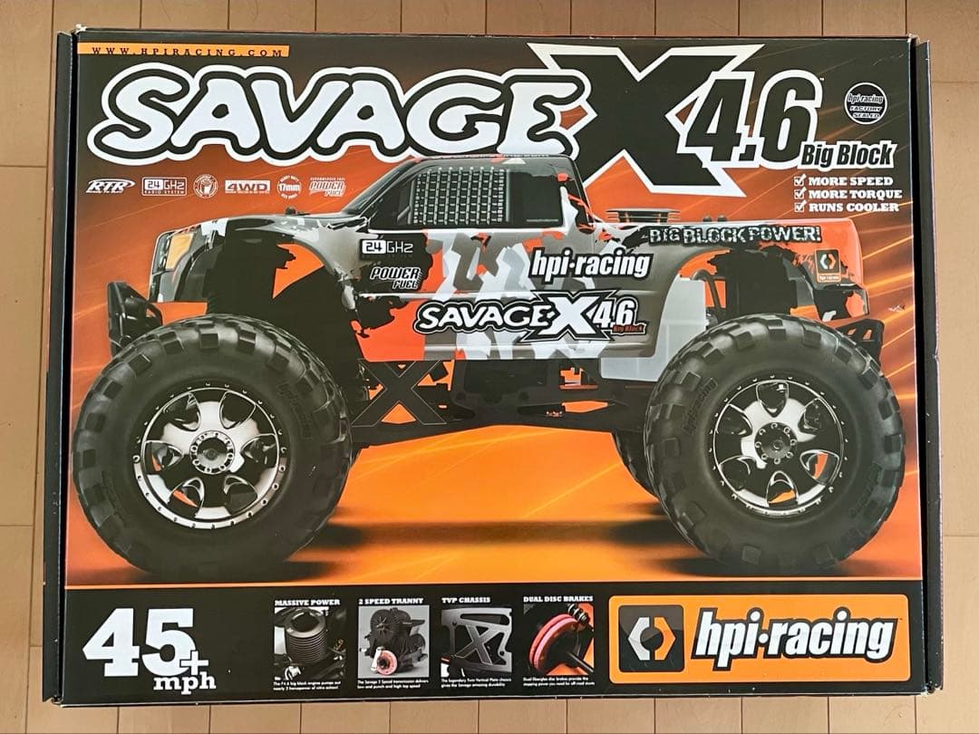 ［未使用］ hpi-racing SAVAGE X 4.6 エンジンカー