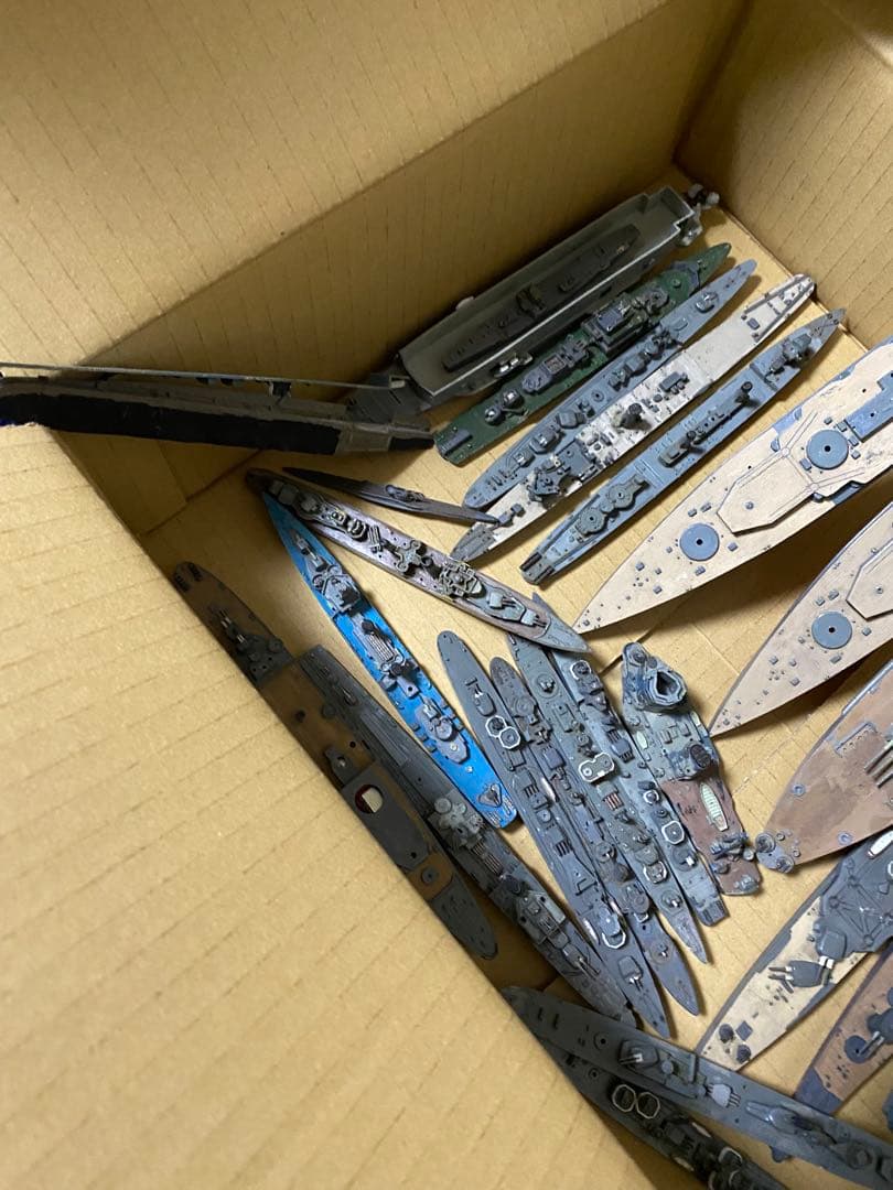 戦艦　軍艦　ジャンク　プラモデル　模型　ウォーターライン　戦艦まとめ　ミリタリー