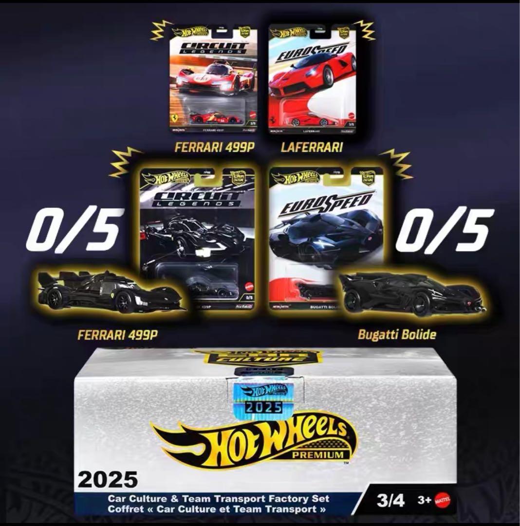 【新品未開封】ホットウィール ファクトリーセット 限定　2025 3/4
