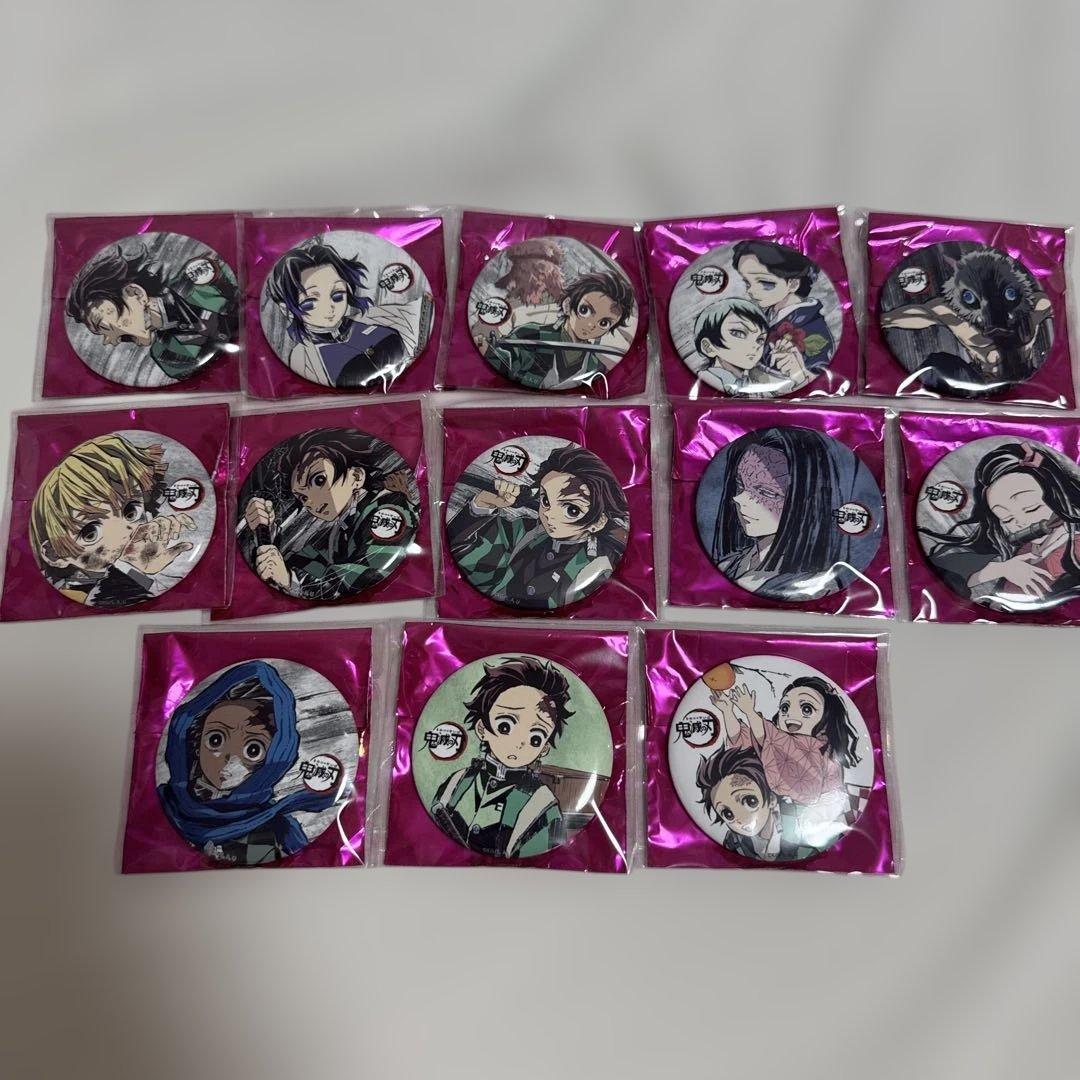 鬼滅の刃 全集中展 幕間画 缶バッジ 弐 セミコンプ