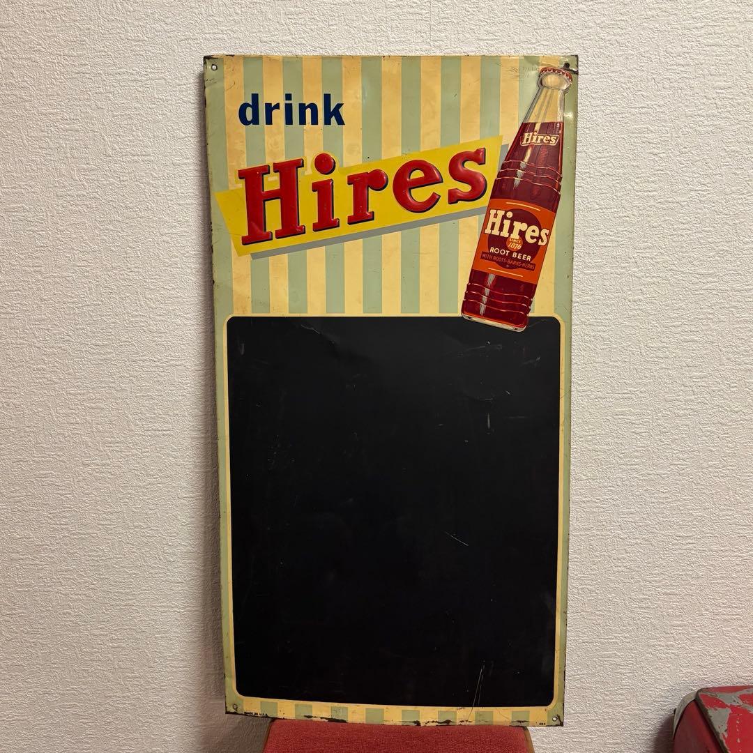 【Hires Root Beer】ヴィンテージ黒板（看板）