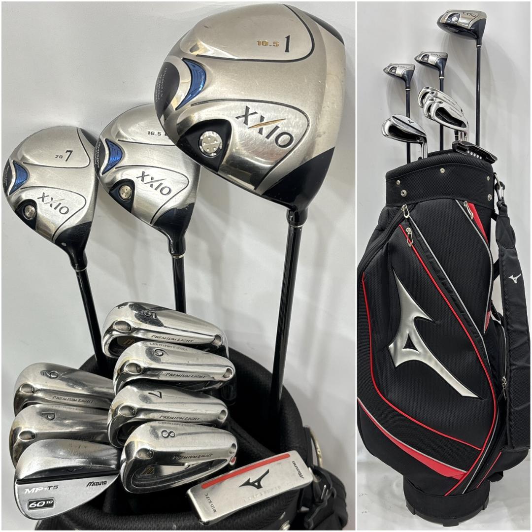 メンズ右利き初心者用　ゼクシオ　5代目　ミズノ　ゴルフセット　W₋2721