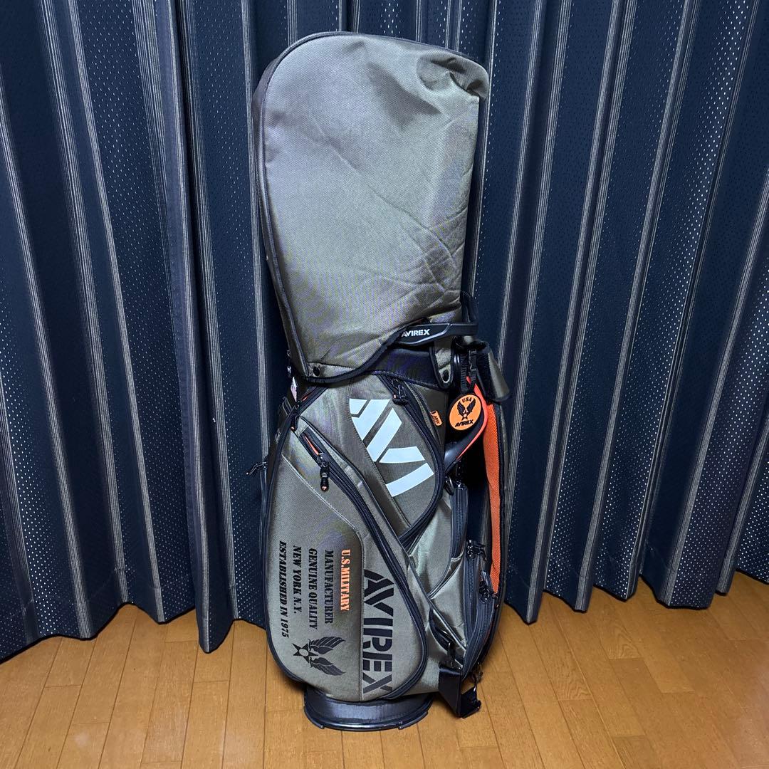 アヴィレックス AVIREX キャディバッグ 9インチ ゴルフバック
