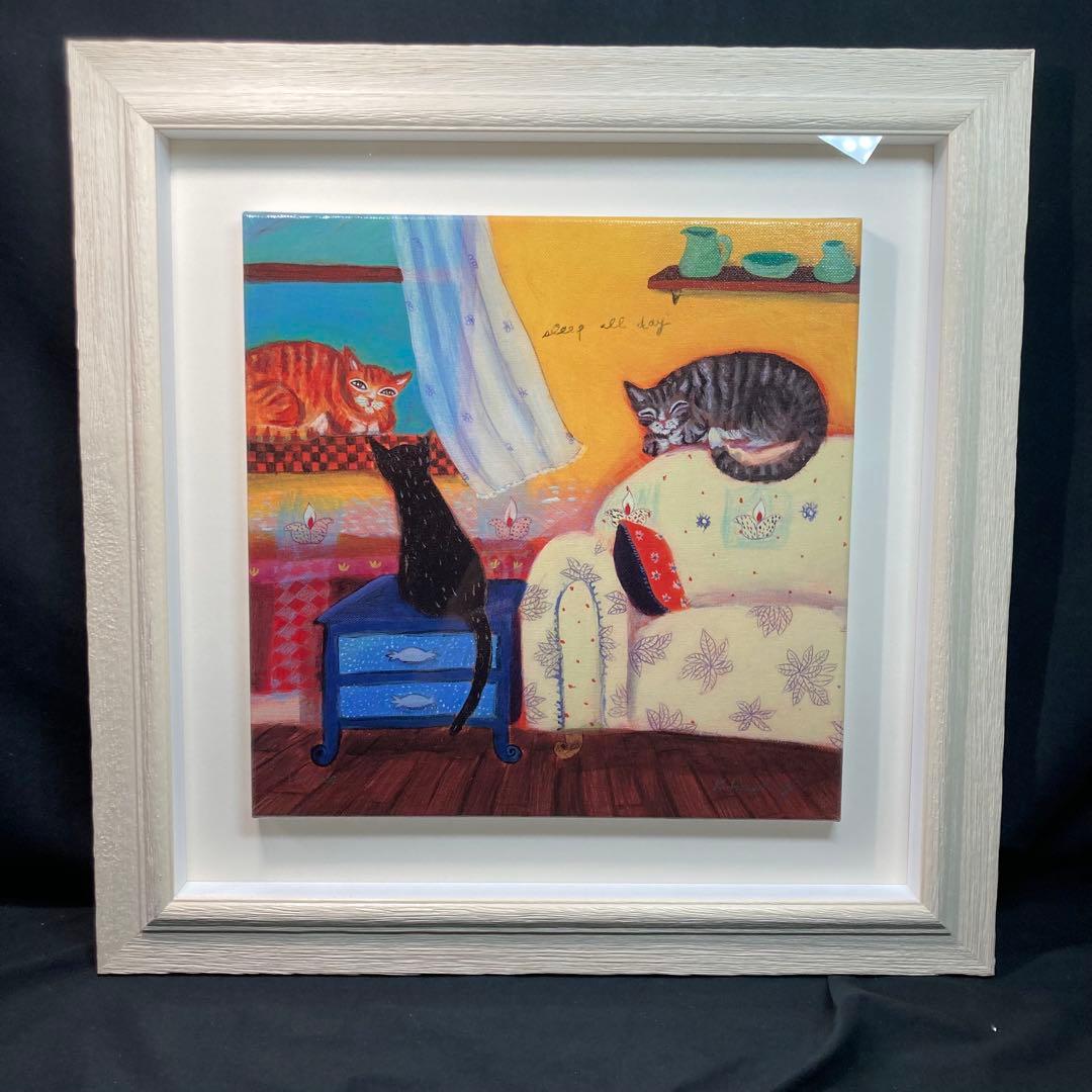 【美品】カレン・ホイプティング作 『今日はずっと夢の中』 134/200ジクレー