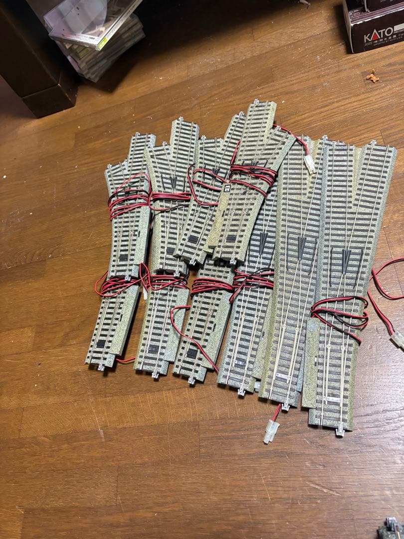 HOゲージレール 大量 配線付き