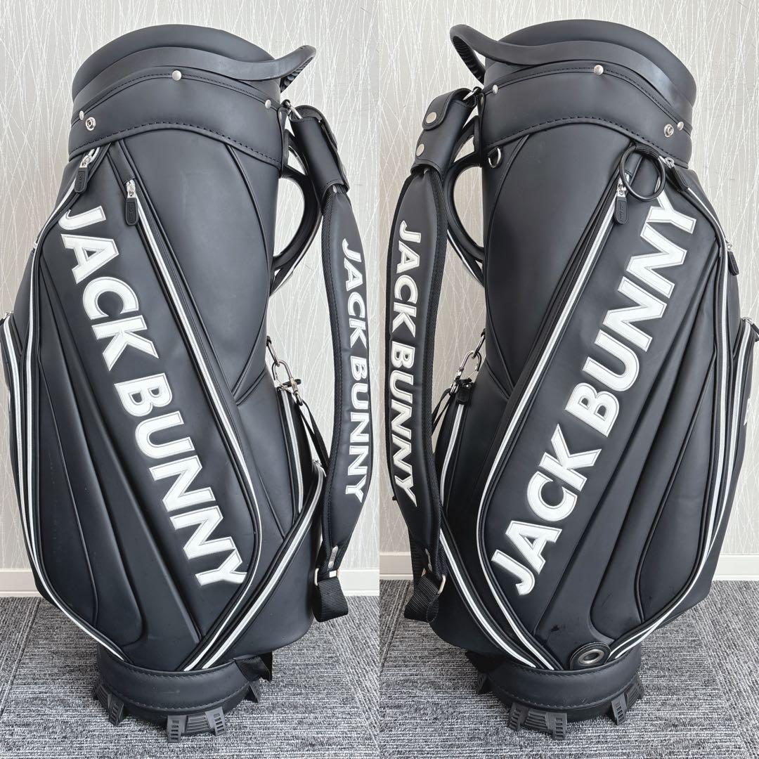美品❗️JACK BUNNY/ジャックバニー 9型 合成革製キャディバッグ 希少