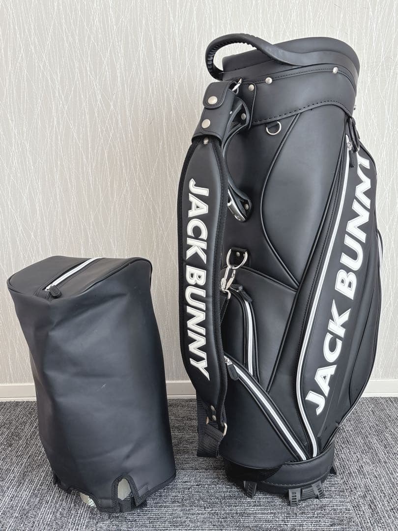 美品❗️JACK BUNNY/ジャックバニー 9型 合成革製キャディバッグ 希少