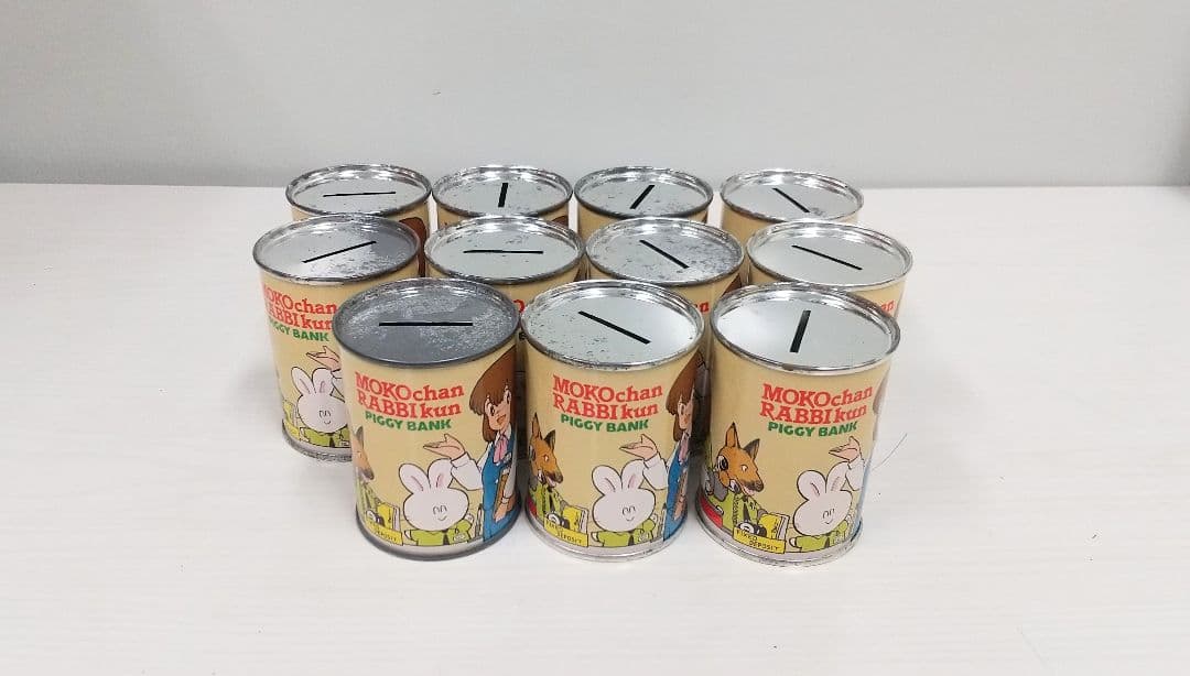 ①タミヤ プラモのモ子ちゃん＆ラビくん 貯金箱 おまとめセット