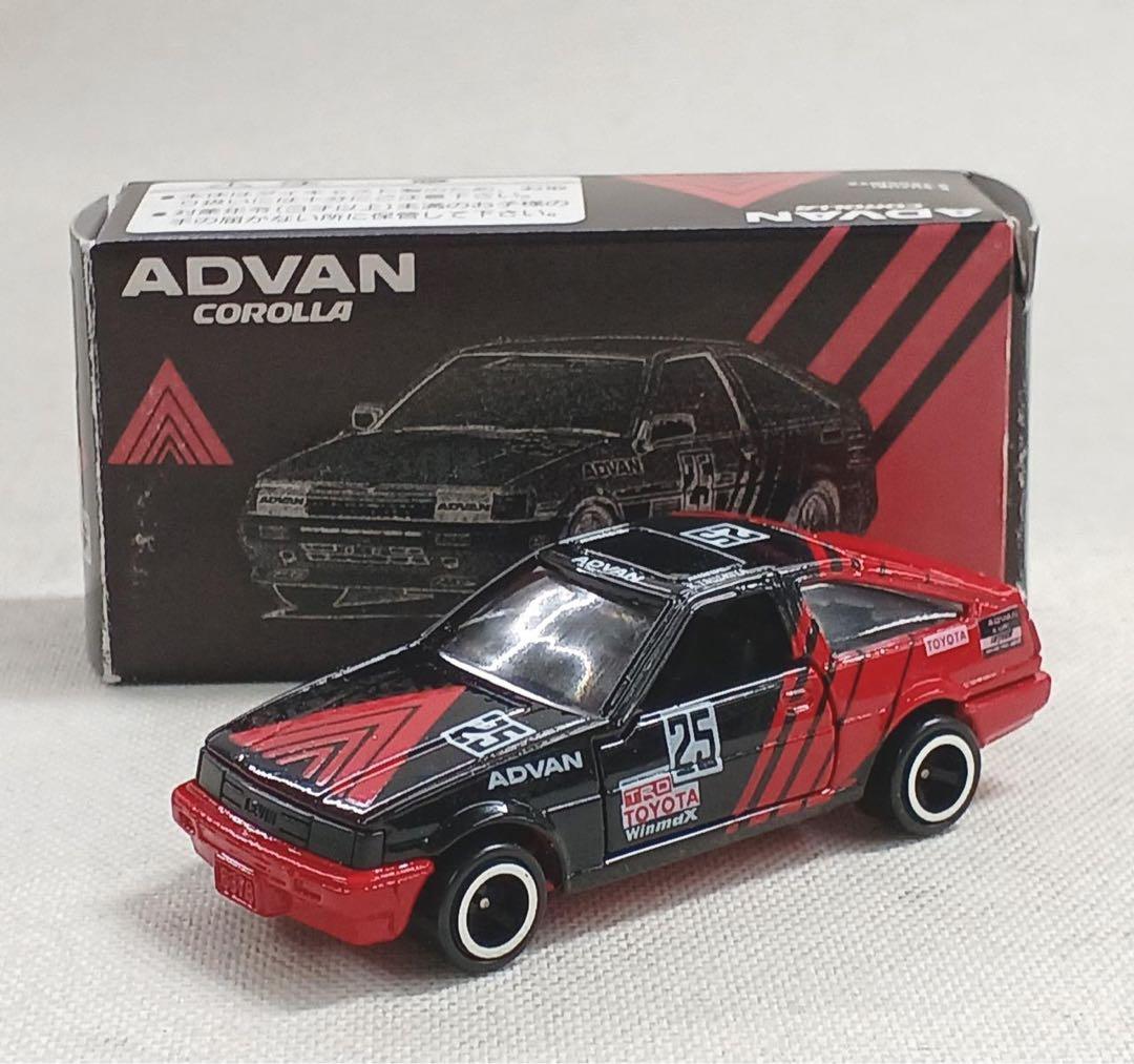 トミカ　カローラレビン AE86 アドバン　アイアドカンパニー特注