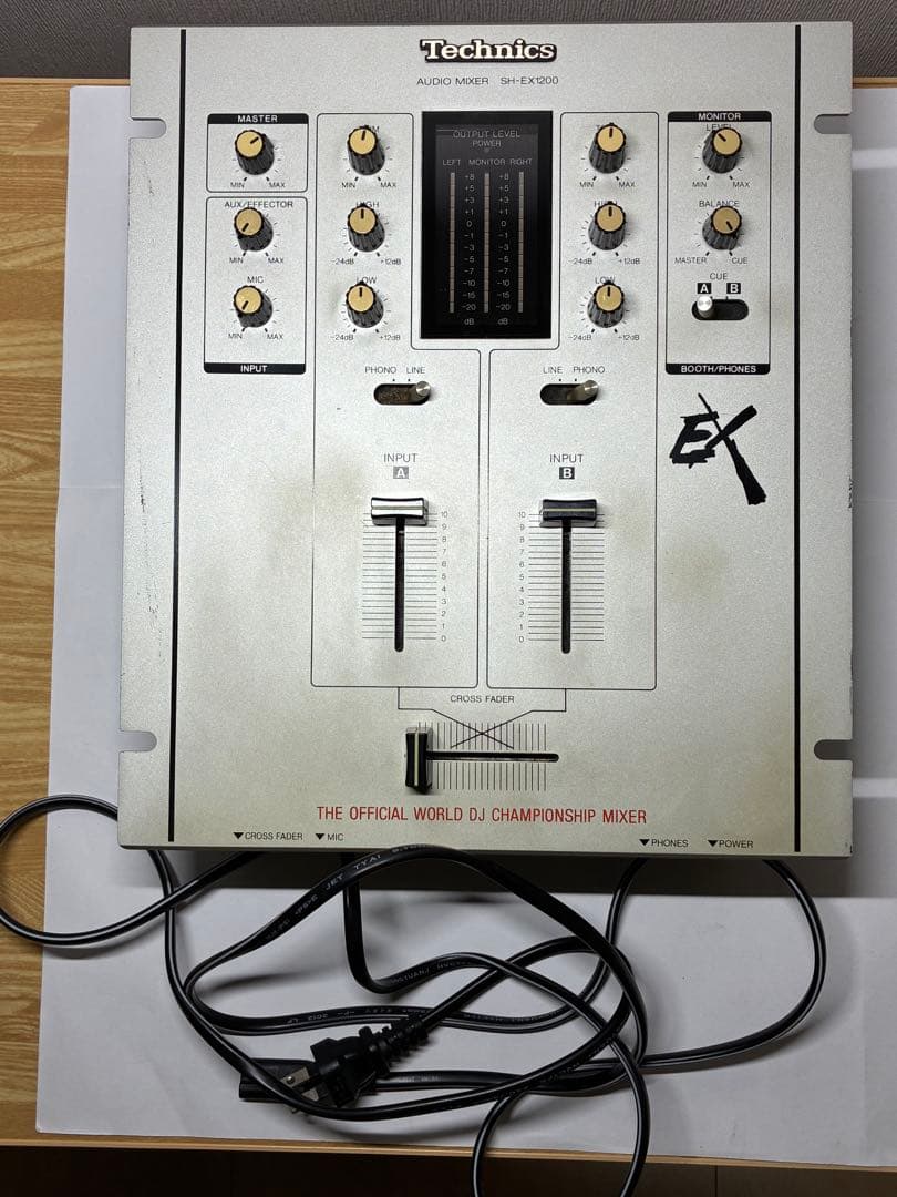 美品　Technics DJミキサー SH-EX1200 動作確認済み　送料無料