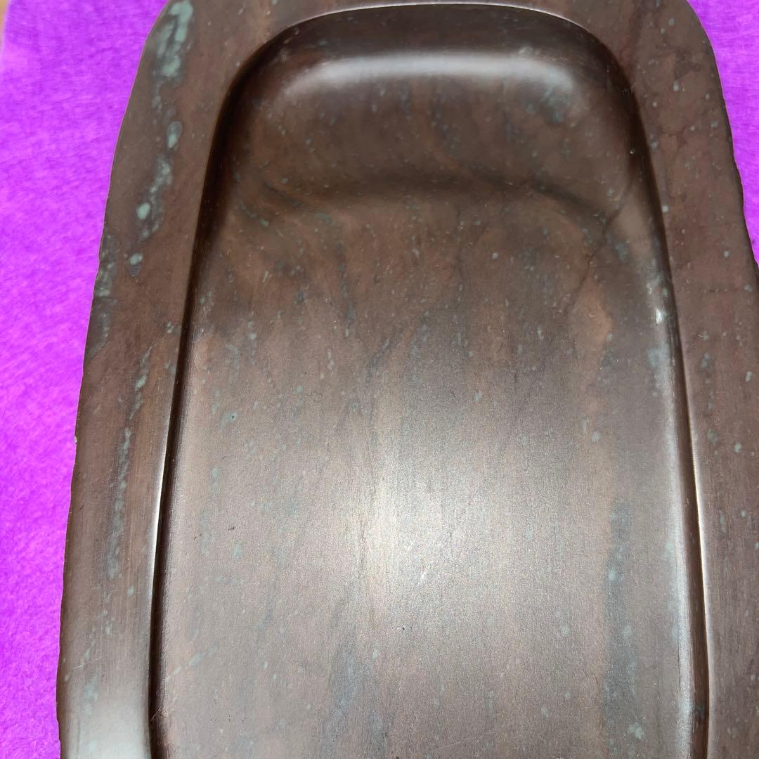 ⭕️赤間紫金硯　新品美品　希少　170cm 自然硯　伝統工藝士　下井昭竜山