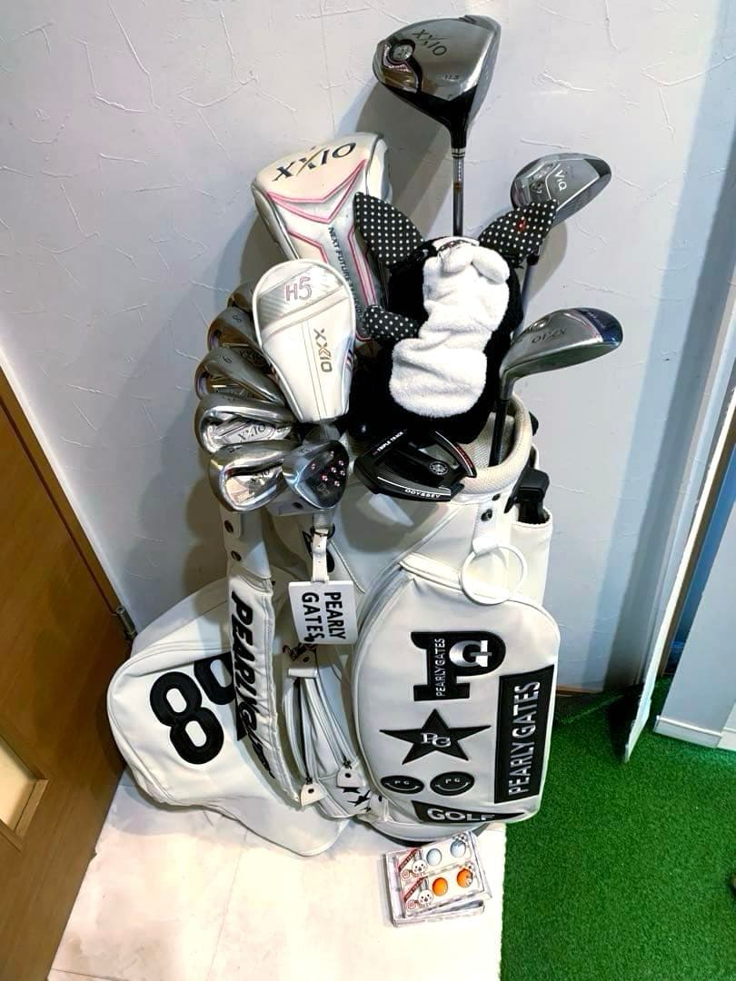 豪華　ゼクシオ　レディースゴルフクラブ フルセット　バッグ/パーリーゲイツ