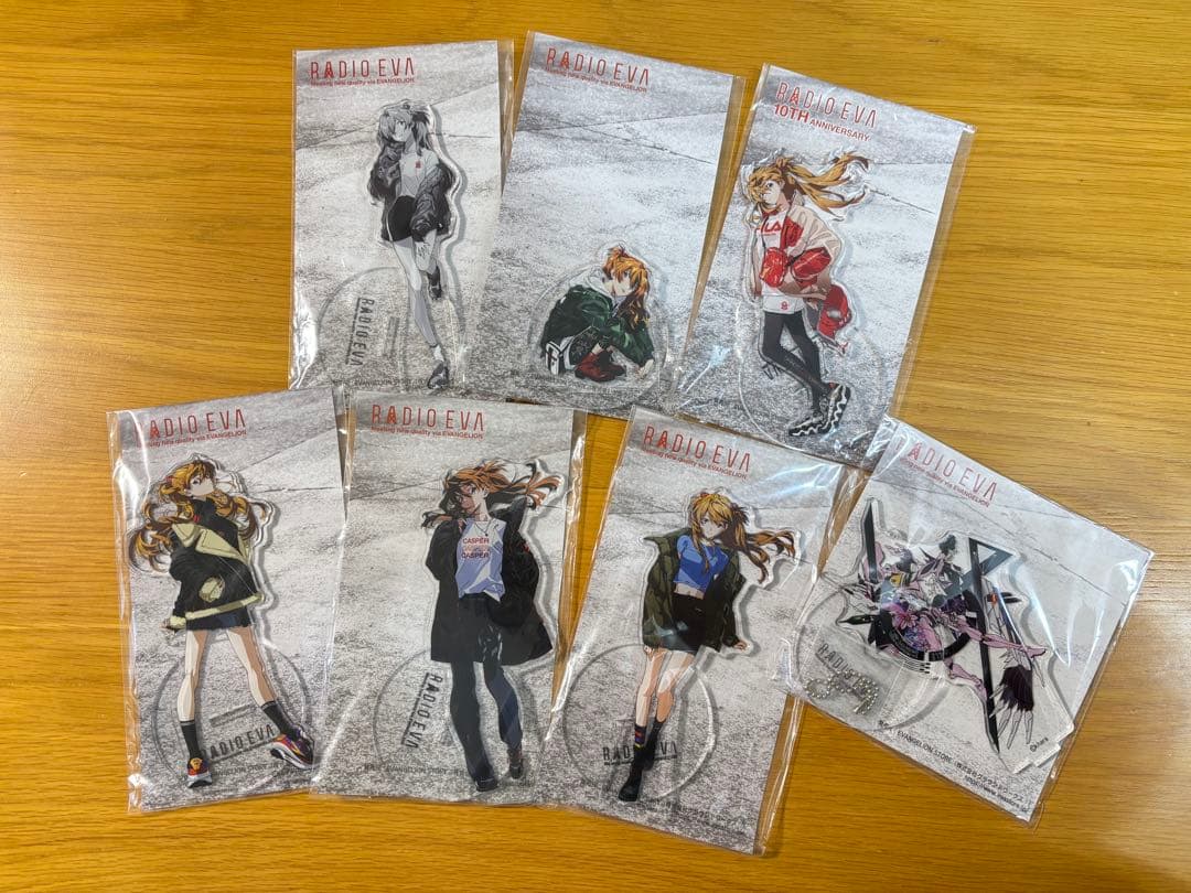 【新品未開封】radio eva アクリルスタンド　アスカ1〜6弾　8号機