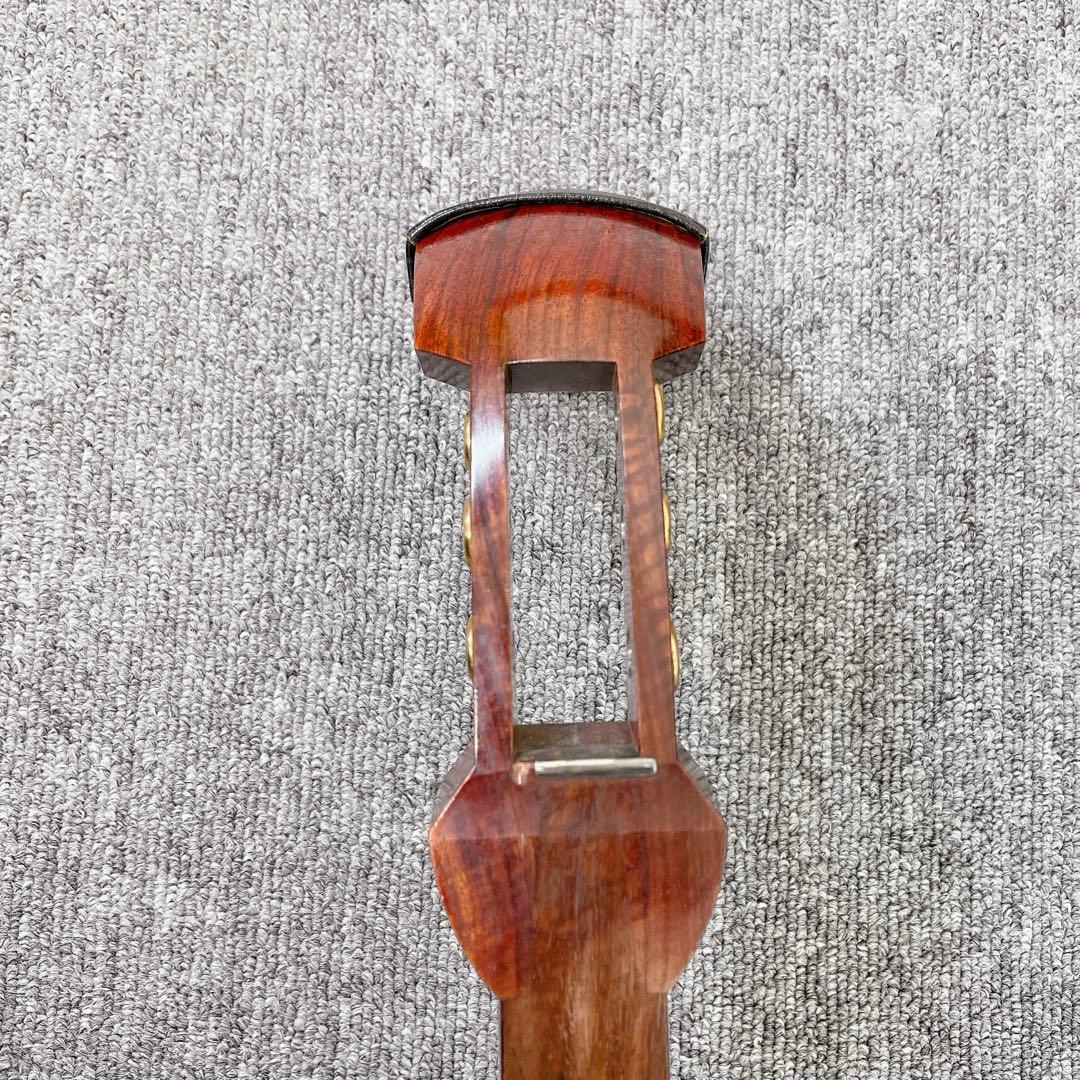三味線 一本溝 紅木 子持ち綾杉 中棹 金細 和楽器 刻印あり