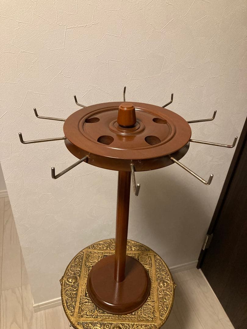 ネクタイ　アクセサリー　キャップ　小物 ディスプレイラック 木製