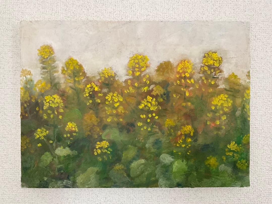 油彩画　なっぱ