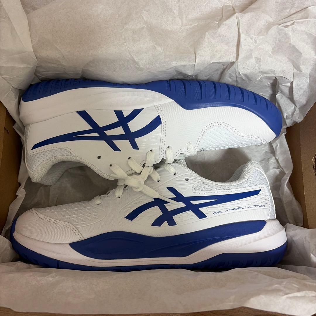 新品 [Asics] テニスGEL-RESOLUTION X GS 24.5cm