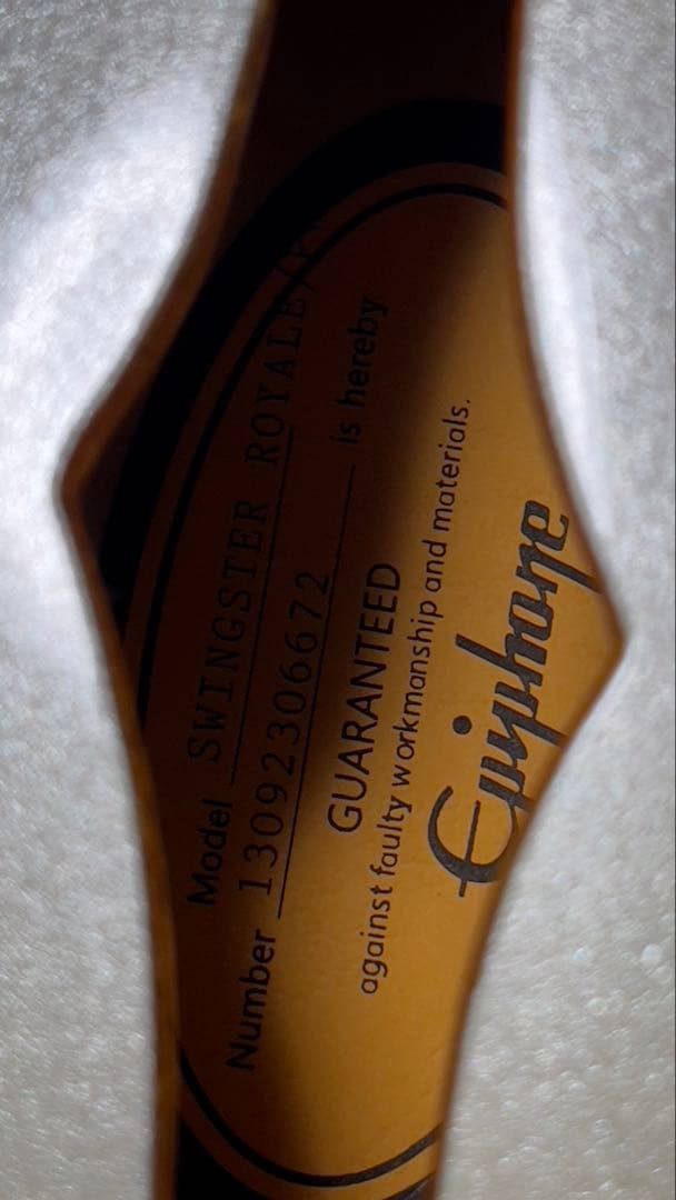 ギター Epiphone Emperor Swingster e