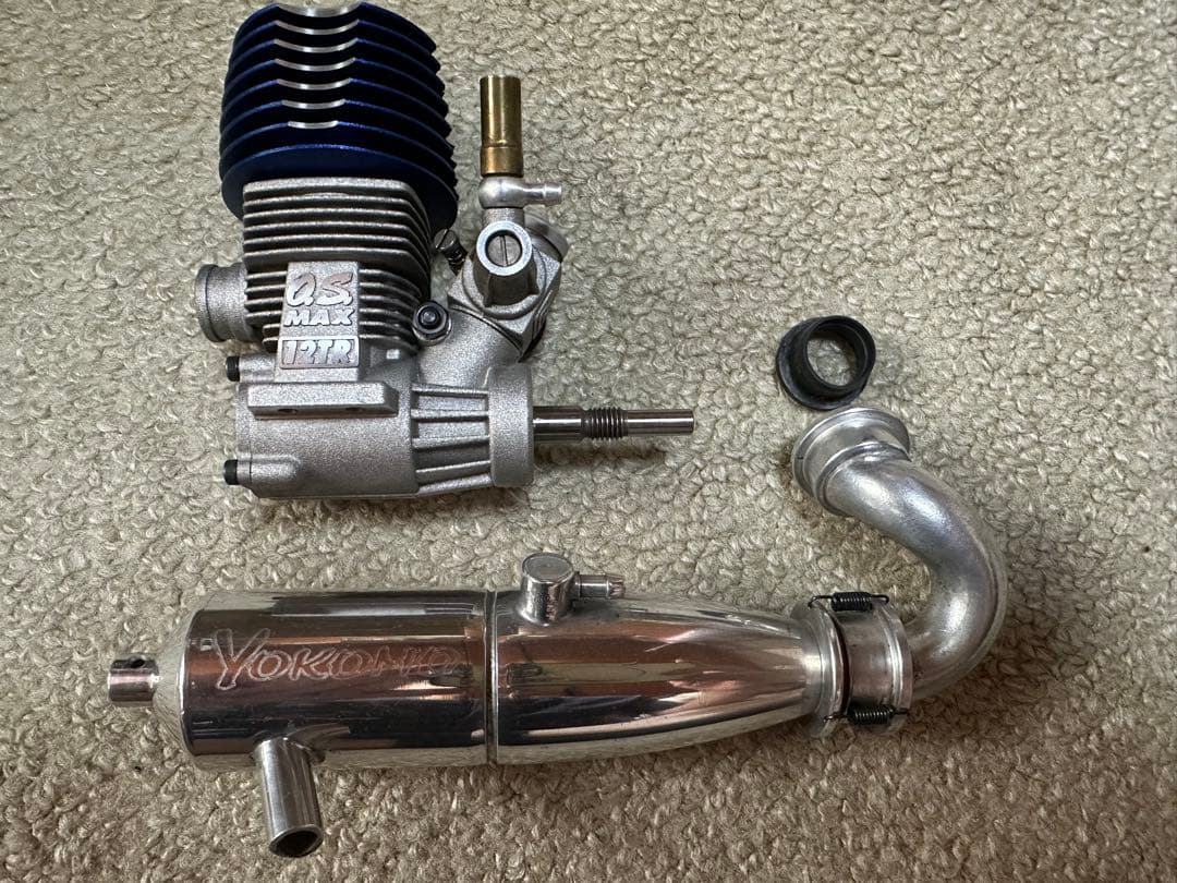 OS MAX-12TR(P) エンジン　マフラーセット