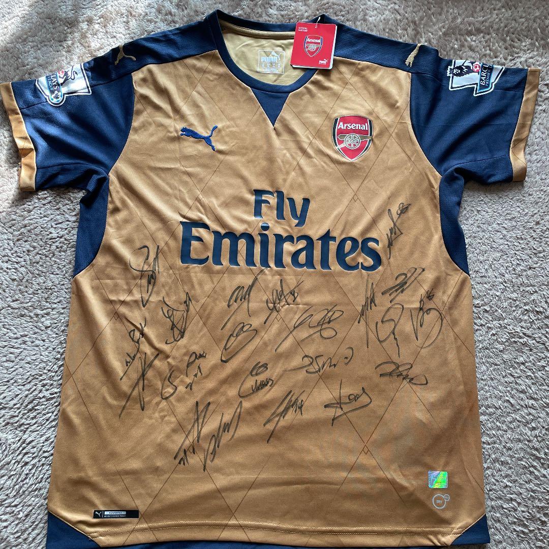 アーセナル チーム直筆サイン