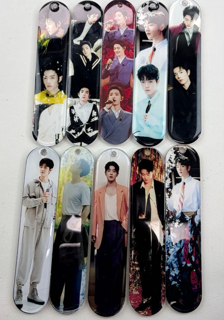 肖戦 新作　可愛い　栞　レジンキーホルダー 10点セット❣️0122