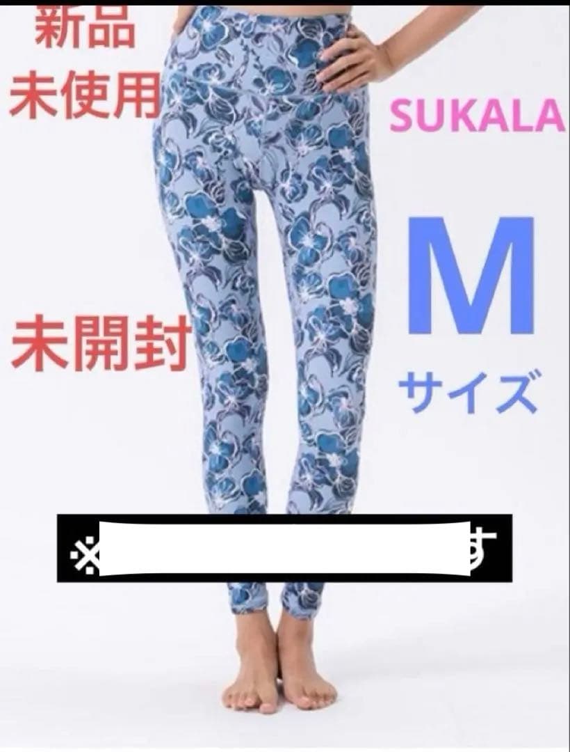 SUKALA ラインフラワープリントレギンス　lava リントスル　 Mサイズ