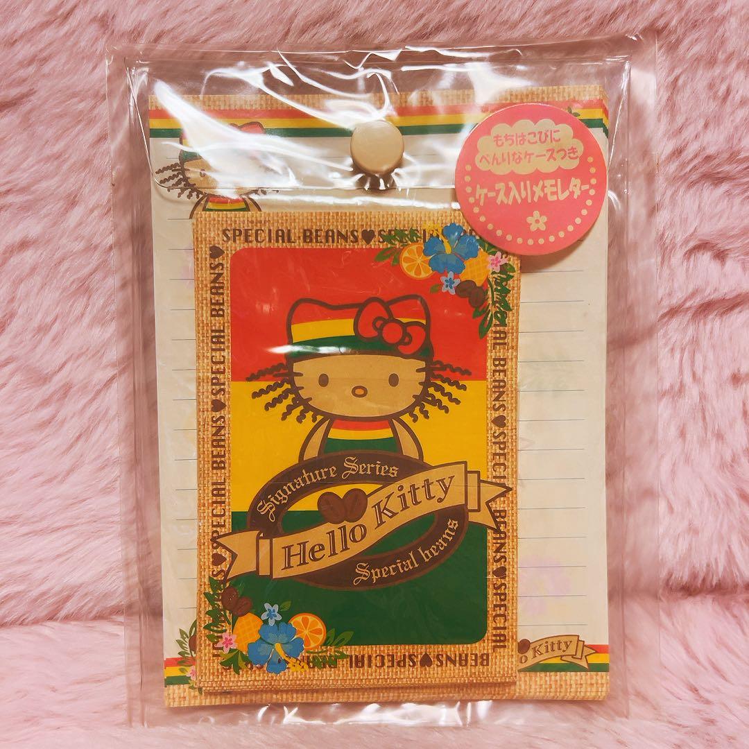 希少レア　ハローキティ　ケース入りメモレター　レゲエ　2001年製 サンリオ