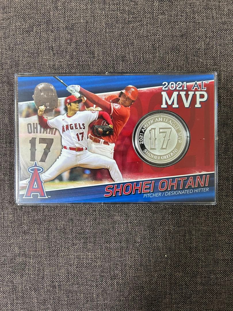 2021年大谷翔平 AL MVP獲得記念シルバー＆カード 3000個限定
