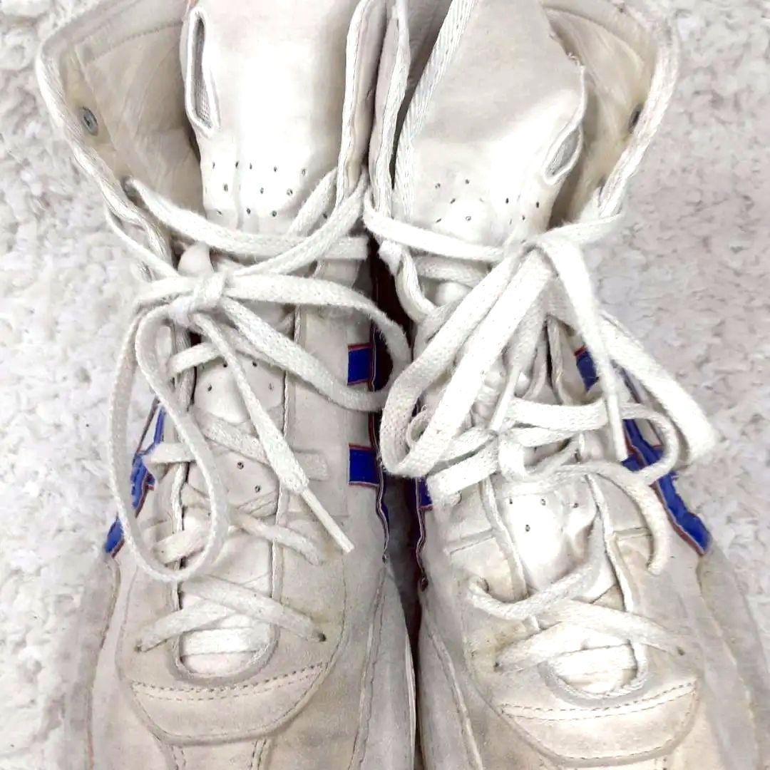 美品 28㎝◎asics アシックス レスリングシューズ ボクシングシューズ 白