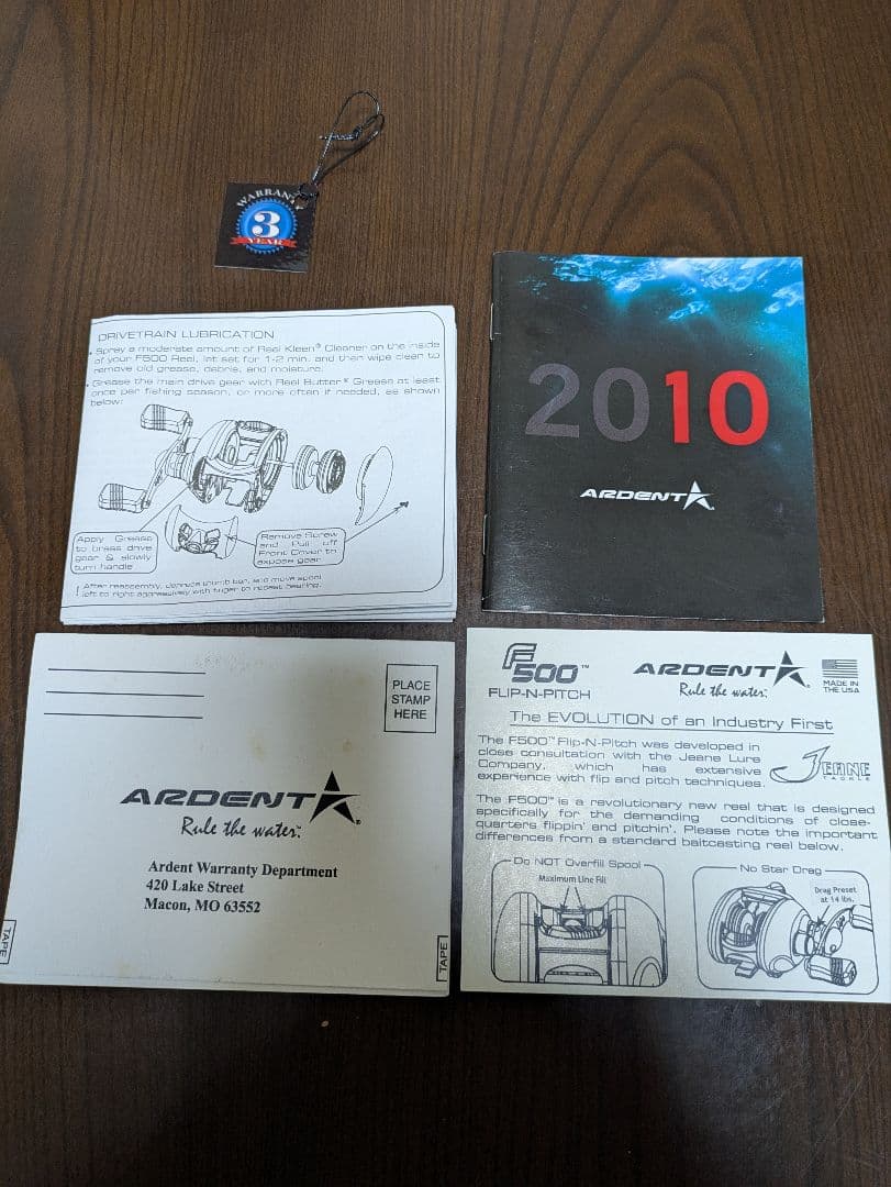 ARDENT F500 フリップ・ピッチリール