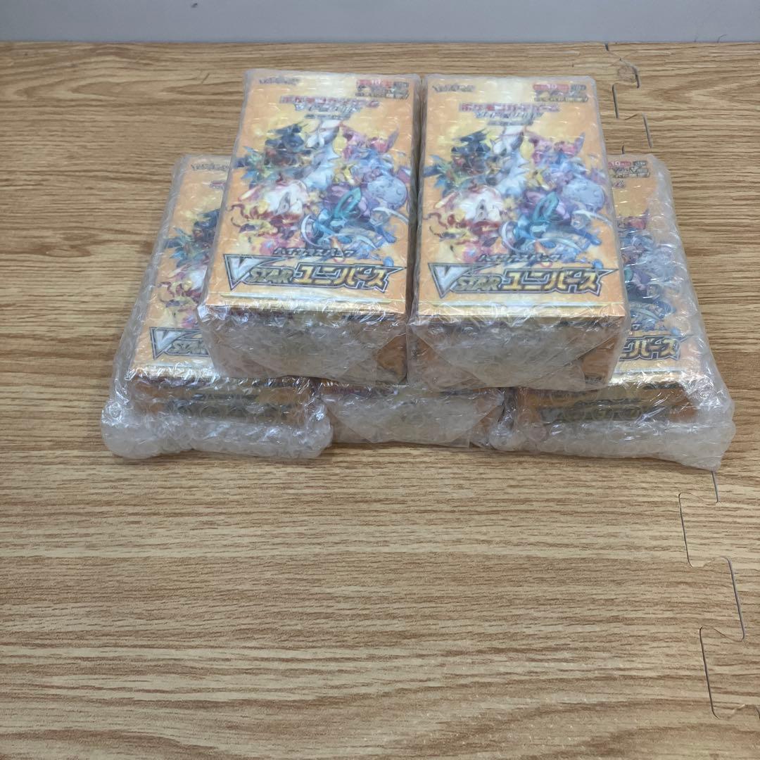 ポケモンカード　Vスターユニバース　5box ポケカ　シュリンク付き