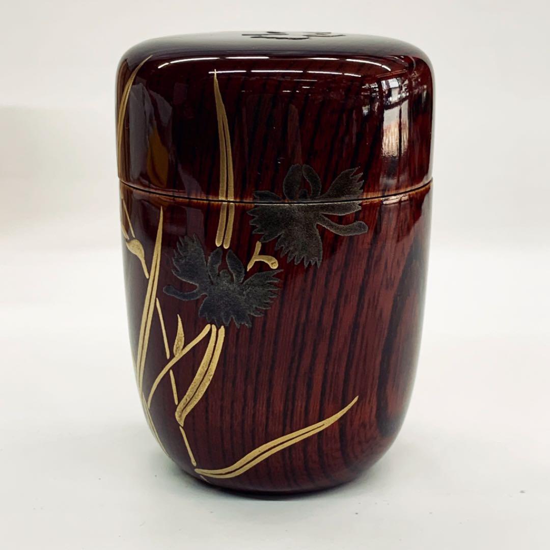 【長棗　鷺草】新井司峰　共箱