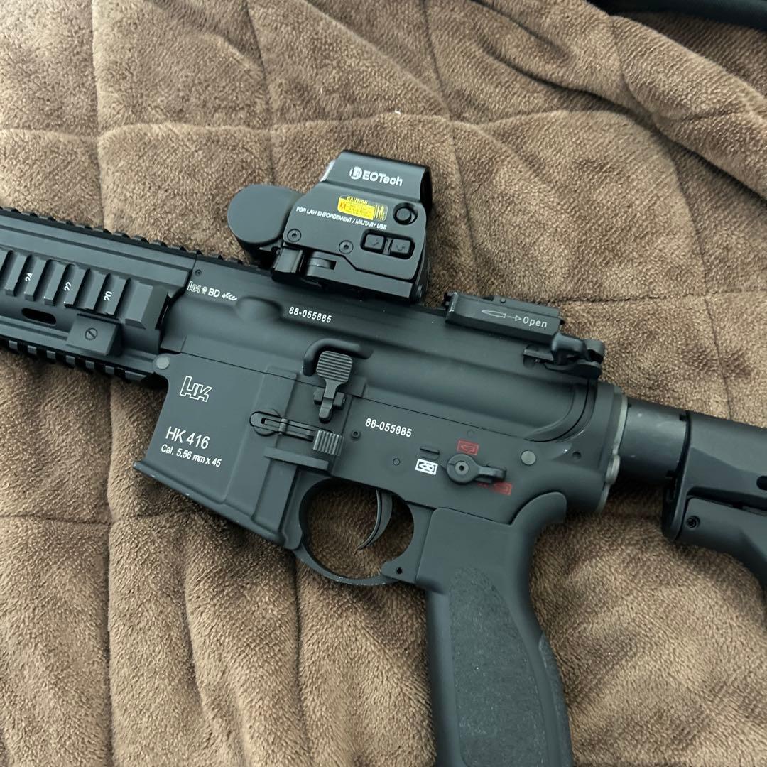 HK416 カスタム済み　マガジン2個 専用ケース付き
