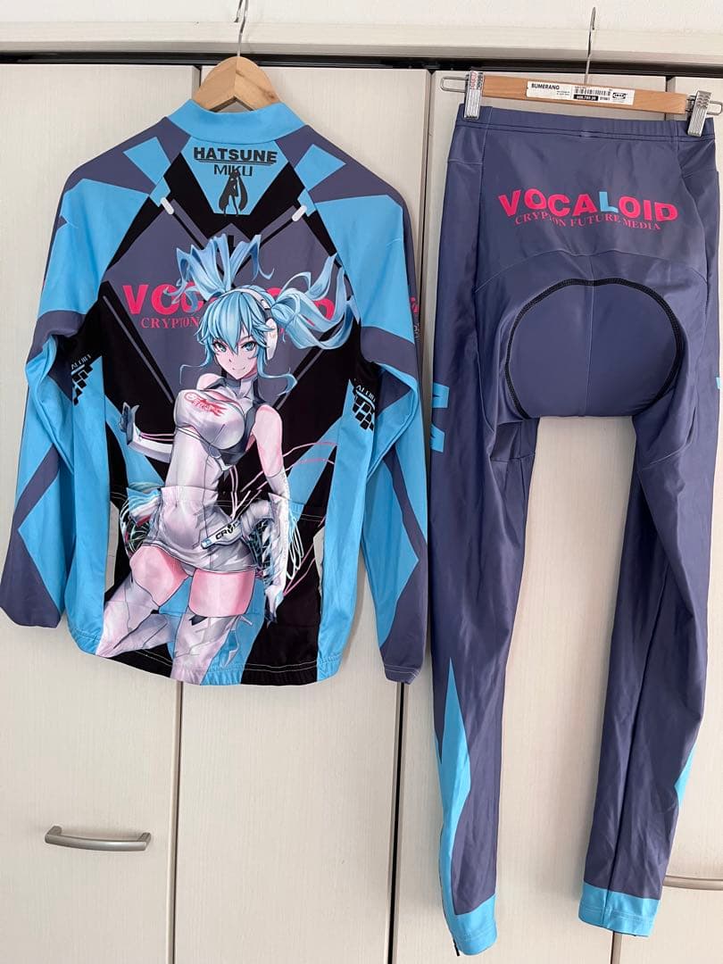 レーシングミク　初音ミク　サイクルジャージ上下　Mサイズ