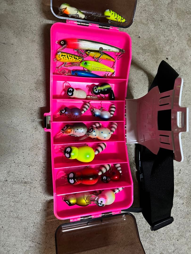 美品　zealルアーセット　まとめ売り　アライくん　 ウエストボックス付き