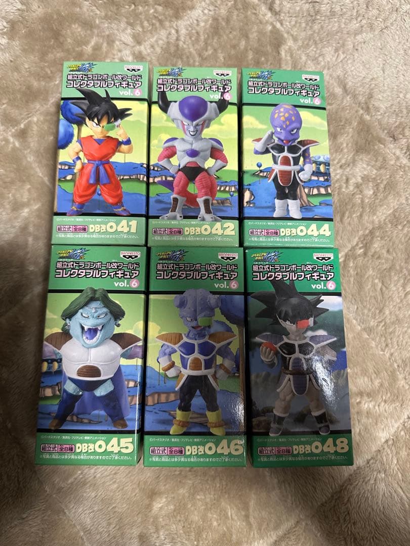 【未開封】組立式ドラゴンボール改 ワールドコレクタブル vol.6 全8種中6種