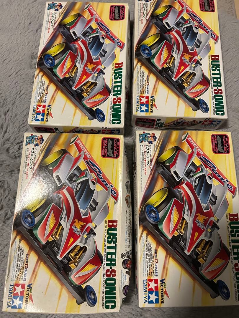 BUSTER SONIC ミニ四駆 4個セット
