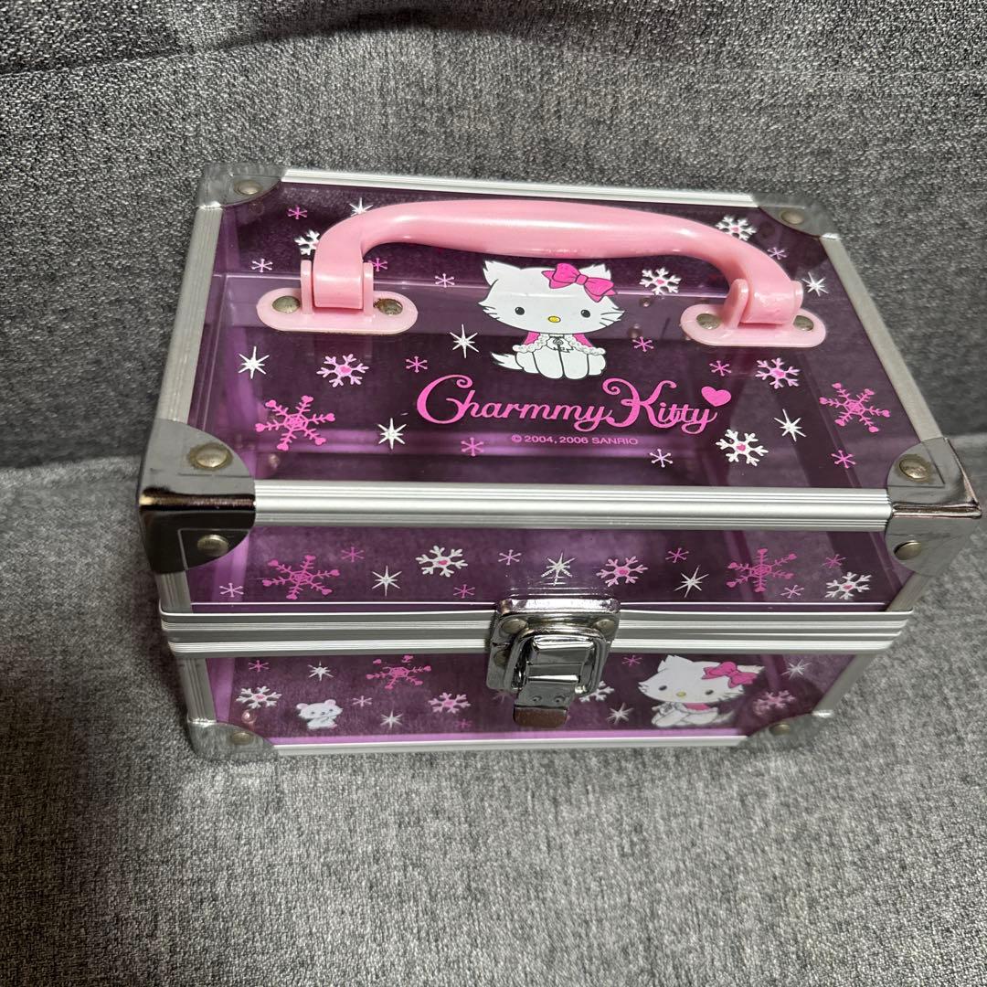 希少　Sanrio2006♡チャーミーキティ♡クリア収納ケース　平成レトロ