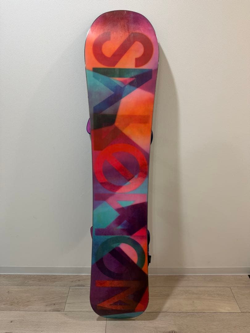 SALOMON スノーボード 板 139cm ビンディング セット ケース付き