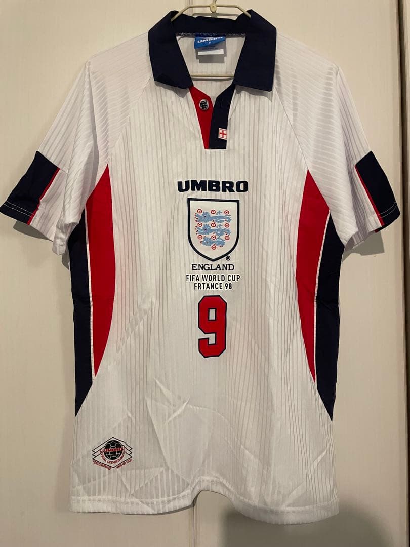 UMBRO イングランド代表 1998 ワールドカップ ユニフォーム　 シアラー