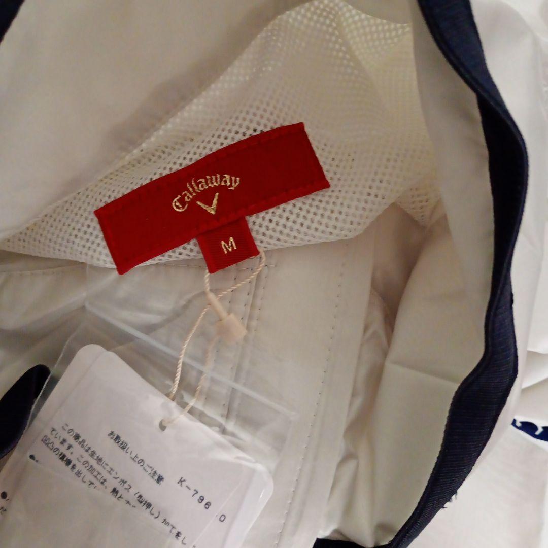 Callaway ストライプジャケット ホワイトレッドレーベルサイズM