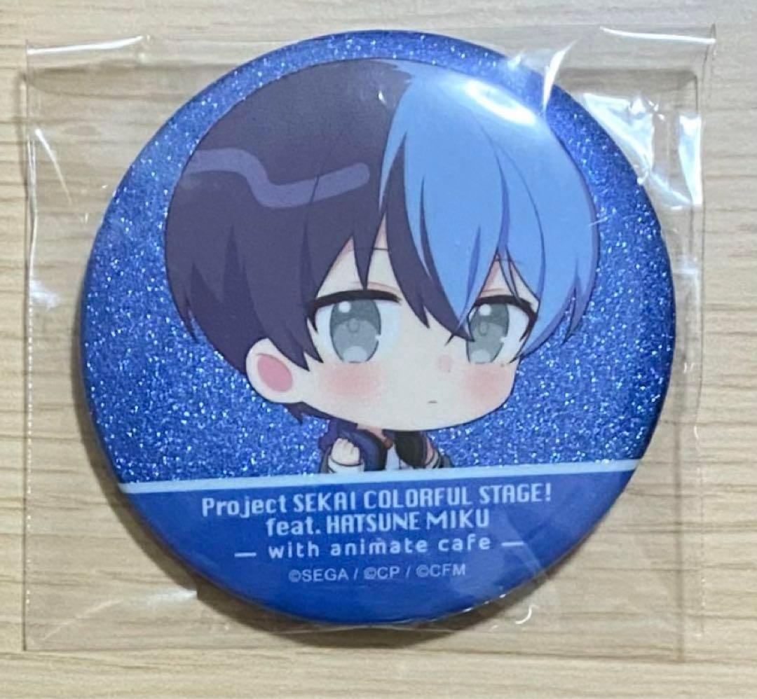 プロセカ 韓国 アニカフェ 缶バッジ 青柳冬弥