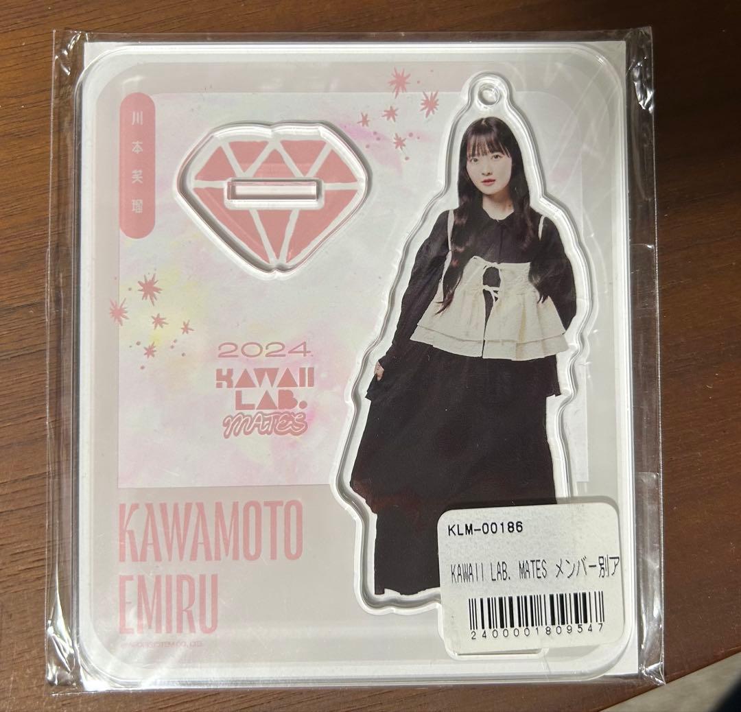 川本笑瑠　KAWAII LAB. MATES アクリルスタンドセット