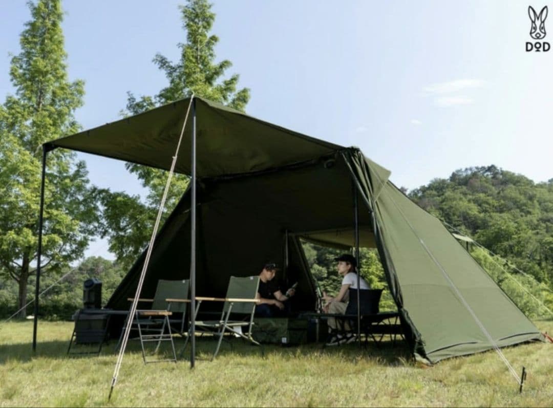 ​【未使用】DOD ヨンヨンベースTC（カーキ）｜ソロ・デュオに