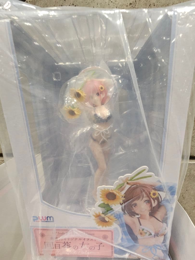 未開封 会場限定 プラム 森倉円オリジナルイラスト 向日葵の女の子 フィギュア