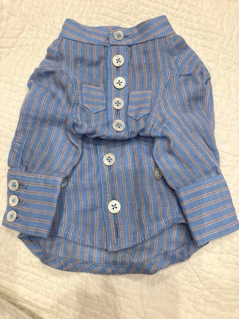 アトリエジジ　バンドカラー　シャツ