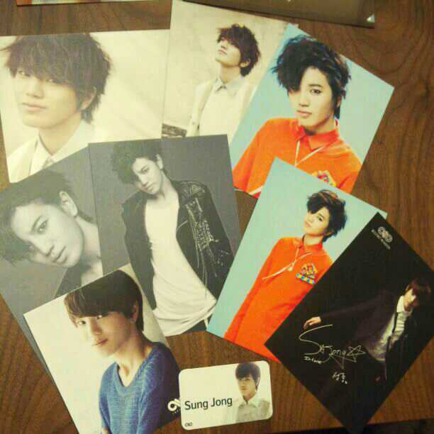 専用☆先着限定1set♥ ソンジョン大型アーティストカード&トレカ他